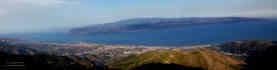 Panorama stretto di Messina